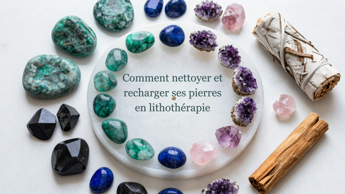 Comment nettoyer et recharger ses pierres de lithothérapie ?