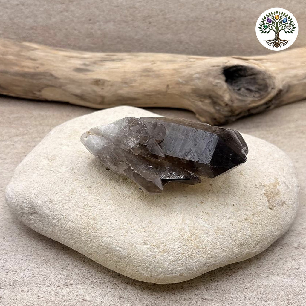 Gerbe de quartz fumé Brésil - environ 146g