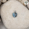 Pendentif Cœur 15 mm Amazonite Multicolore AB
