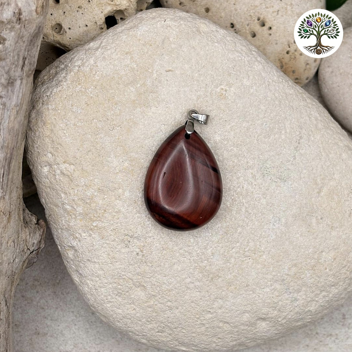 Pendentif Goutte Œil de Taureau