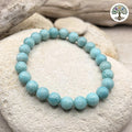 Bracelet boule 8mm - Amazonite