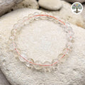Bracelet boule 8mm - Citrine Naturelle