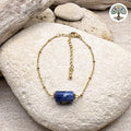 Bracelet Cléa doré Sodalite AB
