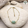 Bracelet Cléa doré Quartz fuchsite AA