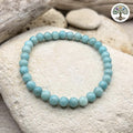Bracelet boule 6mm - Amazonite
