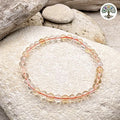 Bracelet boule 6mm - Citrine