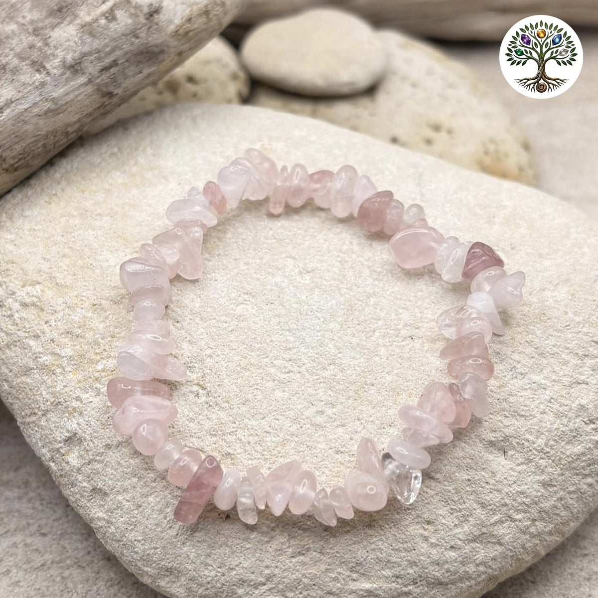 Bracelet baroque Quartz Rose