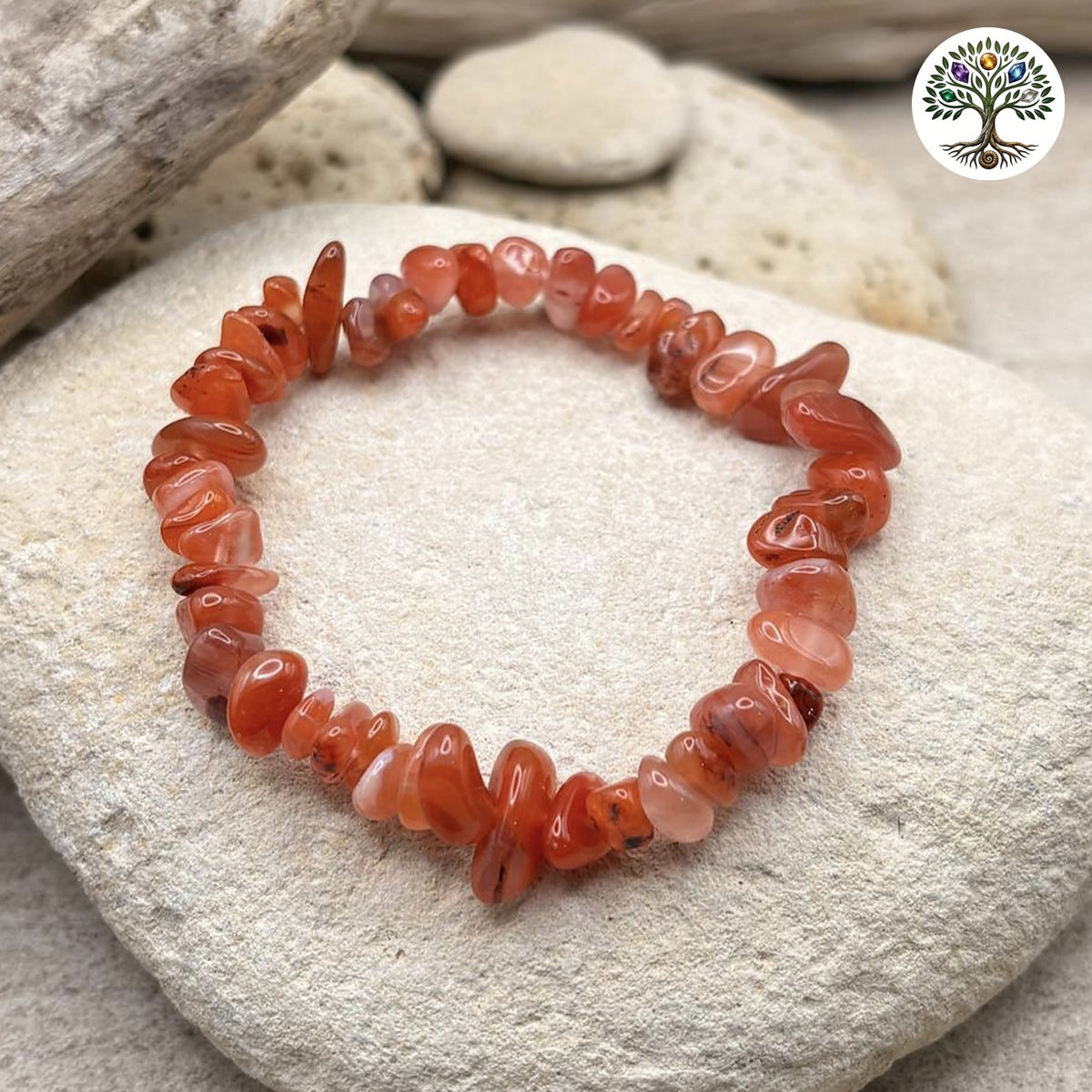 Bracelet baroque Cornaline