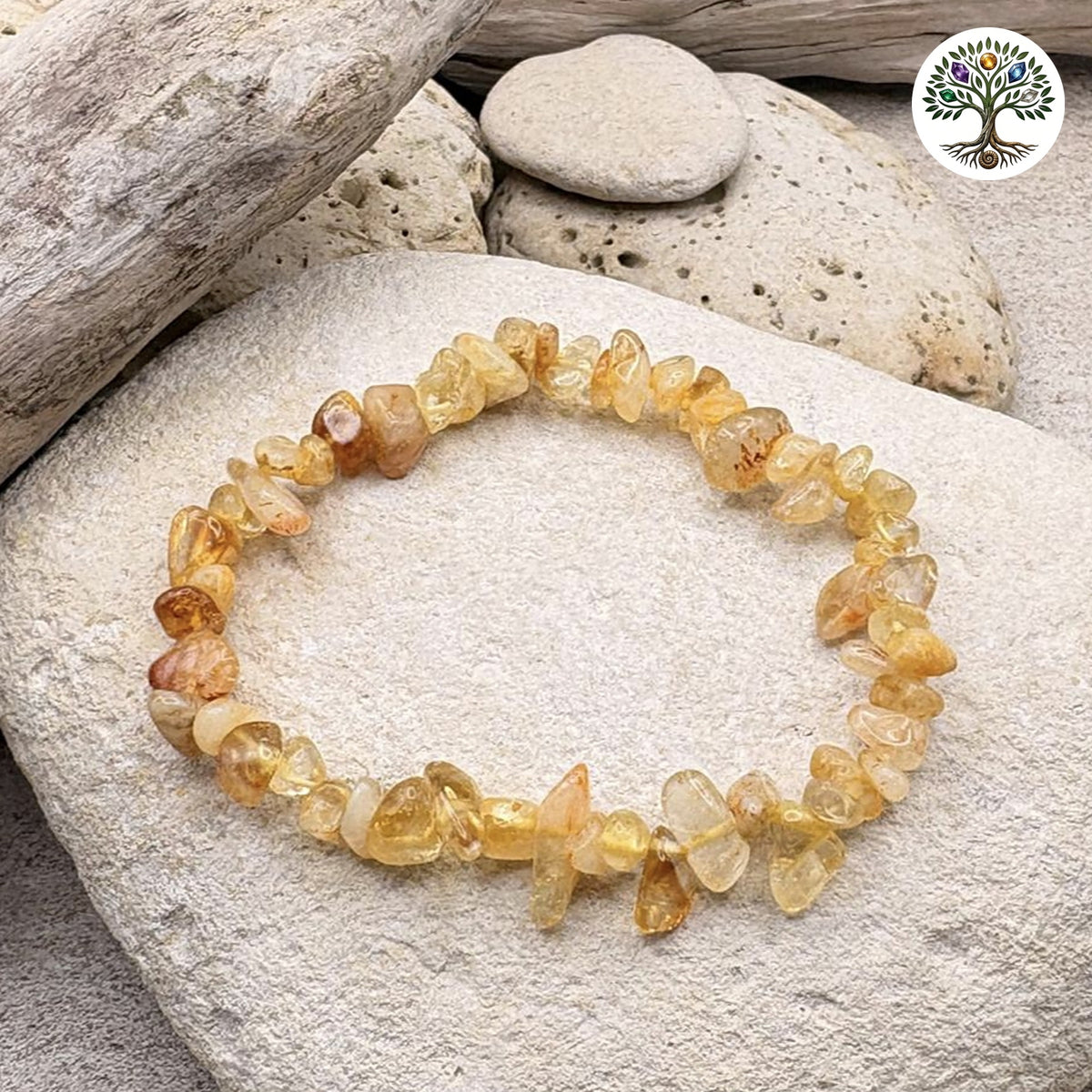 Bracelet baroque Citrine