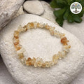 Bracelet baroque Citrine chauffée AA