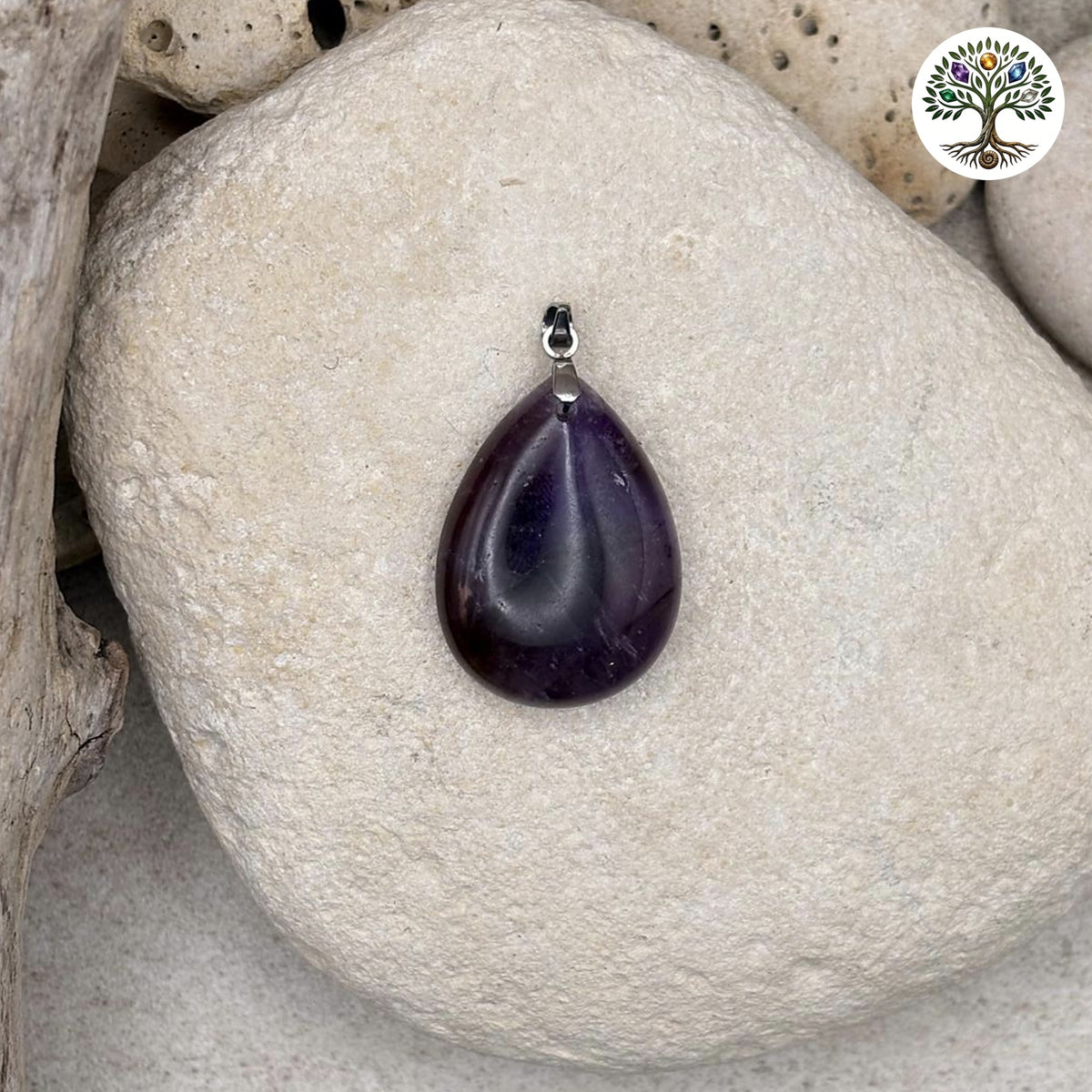 Pendentif Goutte Améthyste
